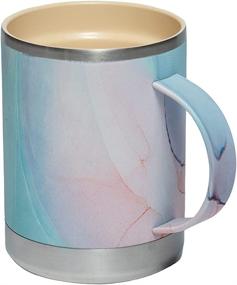 img 1 attached to 🌸 Asobu Aqua Pink Stainless Steel Insulated Mug with Ceramic Inner Coating - The Ultimate Choice