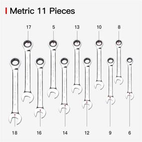 img 1 attached to 🔧 Portable Ratcheting Vanadium Wrenches for Optimal SEO