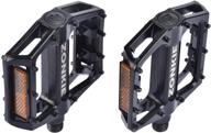 🚲 zonkie bike pedals - road and mtb pedals, flat aluminum alloy platform with sealed bearing axle (9/16 inch) logo