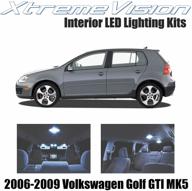 🚗 enhanced illumination kit: xtremevision cool white led interior lights for volkswagen golf gti mk5 2006-2009 (11 pieces) + easy installation tool logo