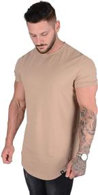 img 4 attached to YoungLA Designer T Shirts Workout Heather Men's Clothing for Active