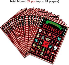 img 3 attached to 🎅 Christmas Bingo Game for Holidays - Ideal for 24 Players