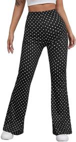 img 4 attached to WDIRARA Girls' Clothing: Multicolor Snakeskin Print, Casual Stretch Pants & Capris
