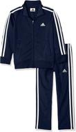 optimized search: adidas tricot jacket - bright boys' clothing and active apparel logo