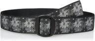 bison designs women's manzo belt with aluminum buckle for enhanced seo logo