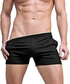 img 4 attached to Banana Bucket Running Workout Bottoms Men's Clothing in Active