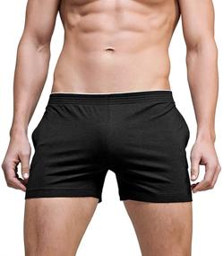 img 3 attached to Banana Bucket Running Workout Bottoms Men's Clothing in Active