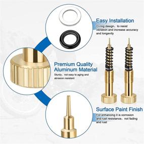 img 1 attached to 🛠️ PAGOW Про Карбюраторный набор для восстановления с регулятором воздушно-топливной смеси: Harley Big Twin, Twin Cam и Sportster XL, карбюраторы, 1990-2006