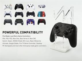 img 2 attached to 🎮 Organize and Showcase Your Controllers with OAPRIRE Universal Dual Controller Holder for PS5 PS4 Xbox ONE STEAM Switch - Gaming Accessories, Build Your Game Fortresses in Style!