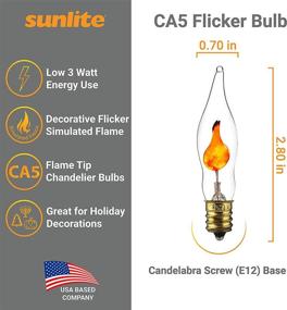 img 3 attached to 🔥 Enhance Your Décor with Sunlite 01506 Flicker Candelabra Chandelier