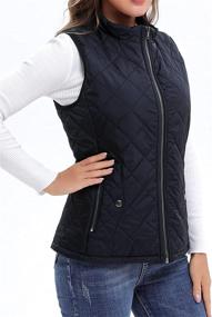 img 3 attached to Argstar Womens Outdoor Collar Quilted Women's Clothing and Coats, Jackets & Vests