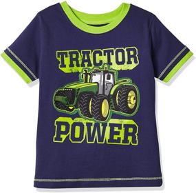 img 4 attached to John Deere Boys Lime Green Boys' Clothing