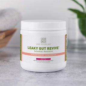 img 3 attached to 🍓 Порошок на основе растений Dr. Amy Myers Leaky Gut Revive - дополнение L-глутамином для поддержания здоровья кишечника, облегчения запоров, СИБР, диареи, вздутия, газового скапливания - вкус клубники и лимонада.