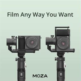 img 1 attached to 📷 Mini-P MOZA 3-Axis Gimbal Stabilizer for Sony a6300/a6600 A7R3 RX100 III, GoPro 8/7/6/5, DJI Osmo Action Camera, iPhone 11 Pro Max X 8 Plus, Samsung S10+ - Max Payload 1.98lb