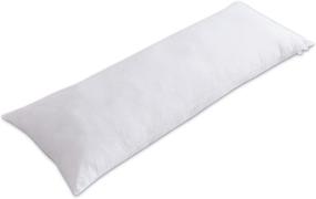 img 4 attached to COSYBAY Soft Large Body Pillow Insert – Breathable Long Bed Pillow – Full Body Pillow Insert - 20×54 Inch