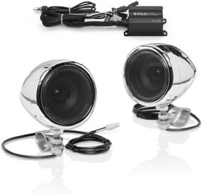 img 4 attached to Enhance Your Ride with the BOSS Audio MC420B Motorcycle Speaker System: Class D Amplifier, Weatherproof 3 Inch Speakers, Ideal for ATVs, Motorcycles & 12 Volt Vehicles