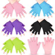 moisturizing gloves fingerless cracked softening logo