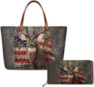 👜 african american woman handbag and wallet set - wellflyhom magic shoulder bag, top handle tote purse for women logo