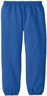 small white boys' clothing: youth activewear sweatpants in various colors logo