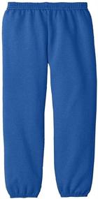 img 1 attached to Small White Boys' Clothing: Youth Activewear Sweatpants in Various Colors