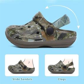 img 2 attached to STQ Clogs Garden Sandals Little Boys' Shoes: 👦 Comfortable and Stylish Sandals for Kids at Clogs & Mules