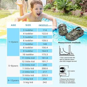 img 3 attached to STQ Clogs Garden Sandals Little Boys' Shoes: 👦 Comfortable and Stylish Sandals for Kids at Clogs & Mules