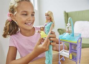 img 3 attached to Игровой набор Barbie Doctor Blonde Infant