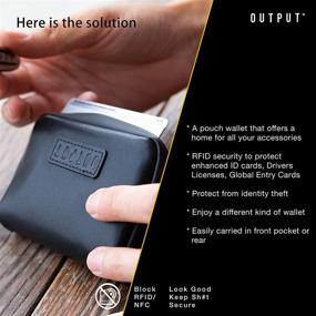 img 1 attached to Silent Pocket Wallet Leather: The Ultimate Secure and Noise-Free Companion