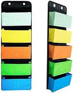 youngever wall organizer: premium wall hanging organizer with 5 assorted color pockets логотип