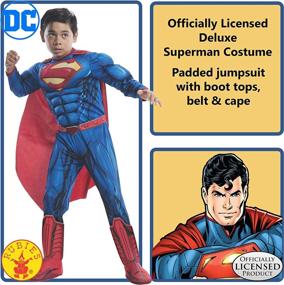 img 3 attached to Deluxe Superman Costume - Rubies Superheroes