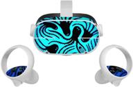 stickers skin for oculus quest 2-vr headsets and controllers sticker protective decal accessories (style d) logo