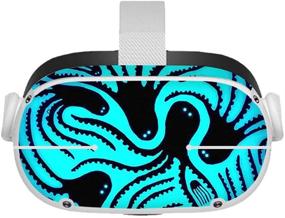 img 2 attached to Stickers Skin For Oculus Quest 2-VR Headsets And Controllers Sticker Protective Decal Accessories (Style D)