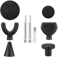 💆 enhance your massage experience with the jigsaw massage adapter: percussion attachment tool for soft tissue, deep tissue, trigger point - 6pcs set logo