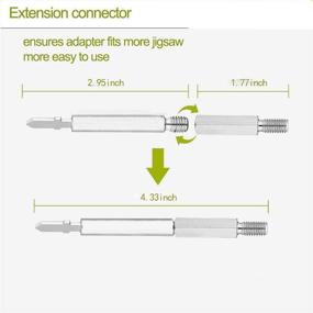 img 2 attached to 💆 Enhance Your Massage Experience with the Jigsaw Massage Adapter: Percussion Attachment Tool for Soft Tissue, Deep Tissue, Trigger Point - 6pcs Set