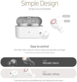 img 2 attached to 🎧 Partron PWE-100 True Wireless Earbuds aptX: All-Day Battery & Hi-Fi Sound, iPhone/Android Compatible