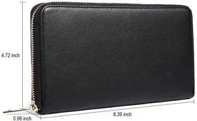 img 1 attached to 👜 CLUCI Capacity Designer Wristlet Billfolds: Stylish Women's Handbags, Wallets, and More!