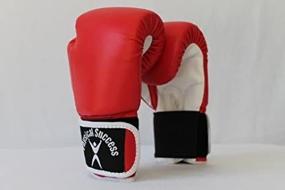 img 2 attached to Red 2oz Kids Boxing Gloves by Physical Success Partners: Enhancing Physical Success for Children