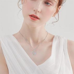 img 2 attached to 🕊️ Waysles Hummingbird Necklace: Engraved Moonstone Pendant for Women - A Symbol of Strength and Freedom