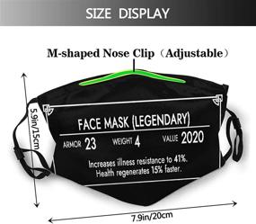 img 3 attached to 🌟 Vrollm Unisex Adjustable Earloop Face Anti Dust Face Mouth Cover Bandanas with Filter and Nose Clip: Ultimate Protection and Comfort for All