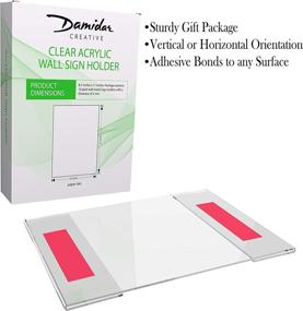 img 2 attached to Restaurant Acrylic Adhesive Display Stand