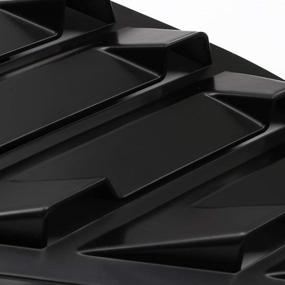 img 2 attached to 🚘 YUZHONGTIAN Матовый черный козырек окна для Honda Accord 2018-2021 - премиум ABS, комплект из 2 штук