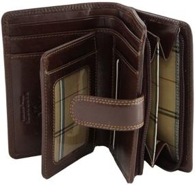img 3 attached to 👜 Stylish Italian Brown Soft Leather Large Purse/Wallet for Women - Visconti Monza-11