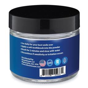 img 2 attached to 🌟 GlowAmaze Activated Coconut Teeth Whitening Charcoal Powder - Pure, Safe Natural Whitening for Healthier Teeth & Gums - Enamel Strengthening & Mouth Health Improvement - 2 fl oz / 59 ml (2 oz)
