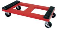 🚚 vestil dol-1830-p polyethylene dolly with padded top: 1000 lbs capacity | 30x18x6 inches logo