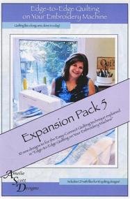 img 4 attached to 🧵 Усовершенствуйте свою вышивальную машину с пакетом расширения квилтинга Edge-to-Edge от Amelie Scott Designs на CD 5