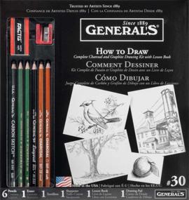 img 1 attached to Овладейте искусством рисования с набором General Pencil How To Draw (30GP)