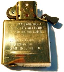 img 1 attached to Zippo Brass Finish Inside Insert (No Outer Casing) Guts Only