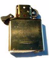 zippo brass finish inside insert (no outer casing) guts only logo