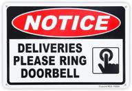 🚪 aluminum weatherproof doorbell with uv protection: fast & reliable deliveries logo