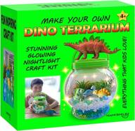 🦖 dinosaur terrarium painting kit: illuminating creative experience logo